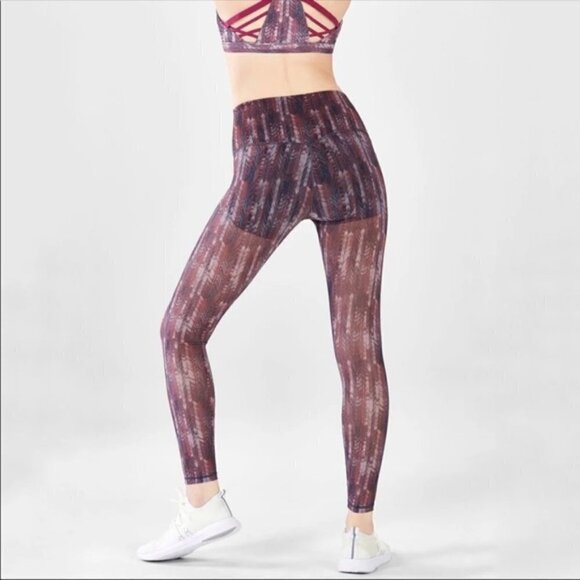 Fabletics High Waist PureLuxe Mesh Leggings Sz Med - Picture 3 of 14